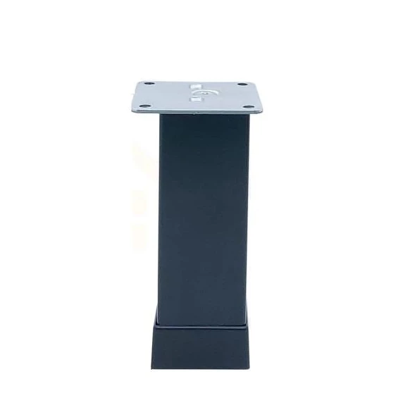 Kare Mobilya Ayağı 40*40mm Siyah - Resim 3