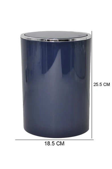 Lacivert, Çöp Kovası 5 Litre - İnca Model - Resim 2
