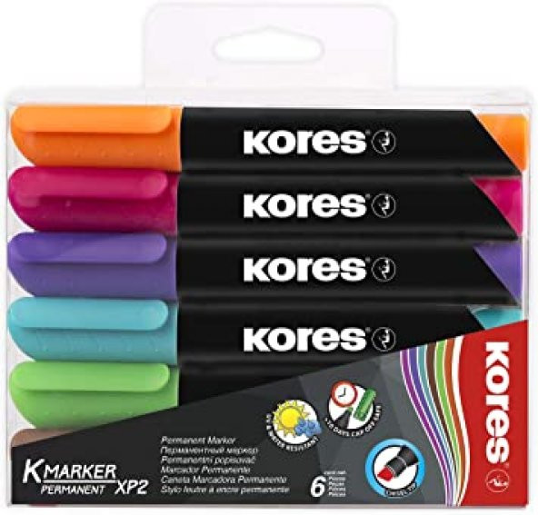 Kores XP2 PERMANENT MARKÖR 10 RENK ürün görseli 1