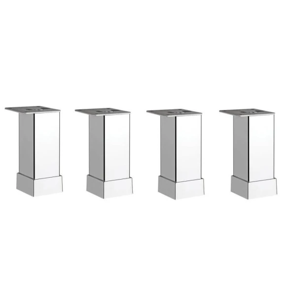 Kare Mobilya Ayağı İnoks 12cm (4 Adet) ürün görseli 1