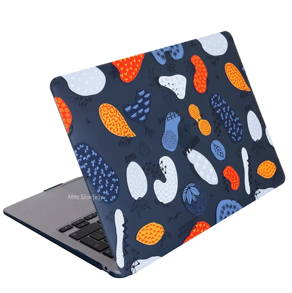 MacBook Air Kılıf 13.6 İnç M2 M3 M4 M5 Uyumlu Sert Kapak Meyve Desenli Parlak Yüzey İnce Hafif Koruma ürün görseli 1