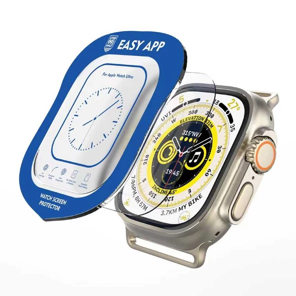 Apple Watch Ultra 49mm Zore Easy Cam Ekran Koruyucu ürün görseli 1