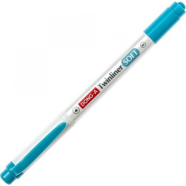 Dong-A Twinliner Soft Fosforlu Kalem Duman Mavi No:49 ürün görseli 1
