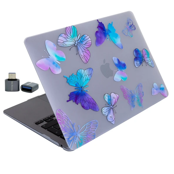 Macbook Pro Kılıf 13 inç M1-M2, Flower07NL Type-c Model A2338 A2289 A2251 A1706-08 A1989 A2159 ile Uyumlu ürün görseli 1