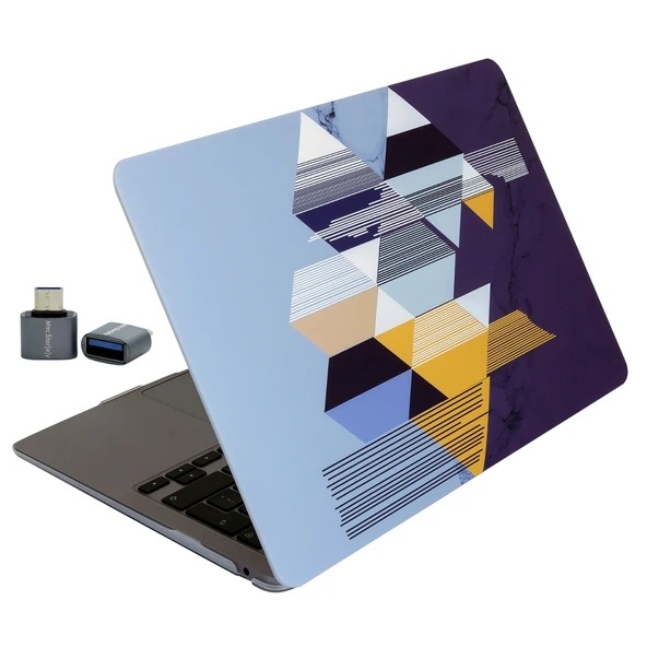 Macbook Pro Kılıf 13 inç M1-M2, Tangram01NL Type-c Model A2338 A2289 A2251 A1706-08 A1989 A2159 ile Uyumlu ürün görseli 1