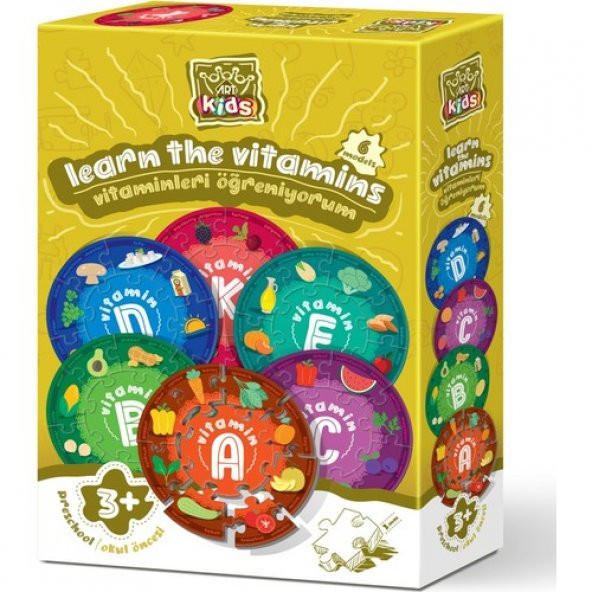 Art Kids Vitaminleri Öğreniyorum 5833 ürün görseli 1