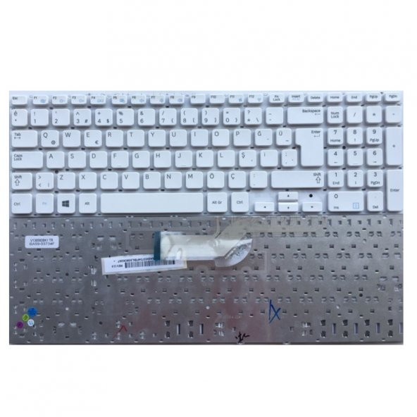 Samsung NP300E5E Serisi Notebook Klavye - Tuş Takımı (Beyaz TR) 1.Versiyon - Yön Tuşları Küçük ürün görseli 1