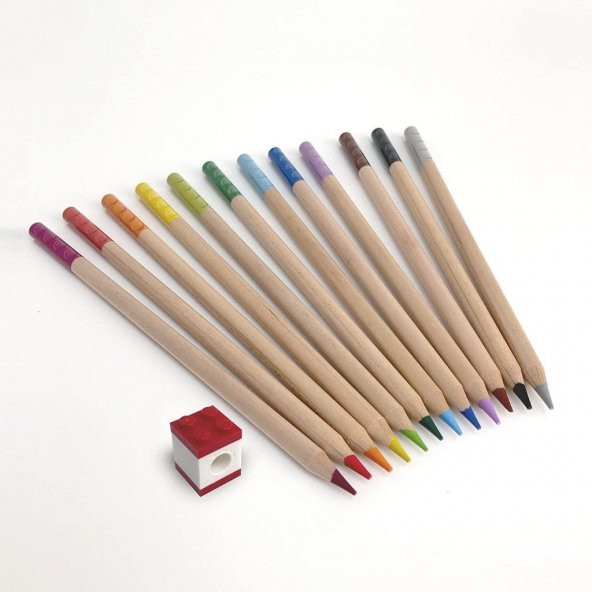 LEGO Gear 52064 Colored Pencils with Topper - Resim 3
