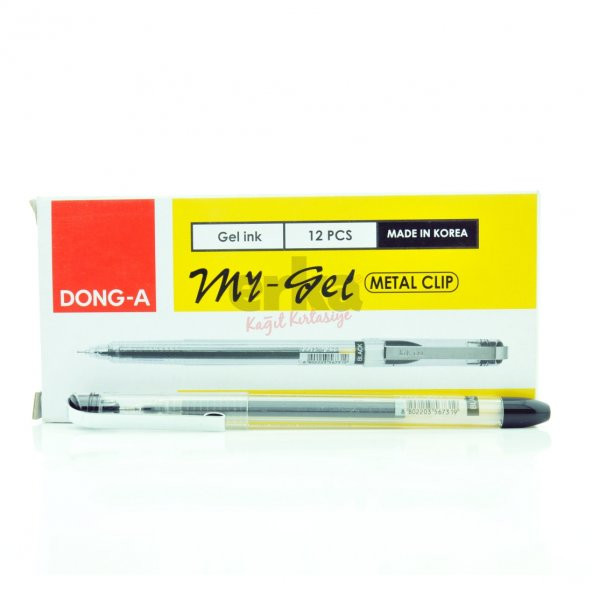 Dong A My-gel Iğne Uçlu Kalem 0,5 Mm. Siyah 12li Paket ürün görseli 1