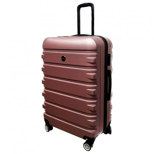 Fossil Gül Kurusu ABS Orta Boy Valiz&Bavul-124Vo - Resim 5