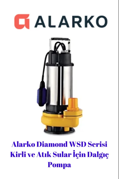 Alarko Wsd 10-8 Diamond Kirli Ve Atık Su Dalgıç Pompa ürün görseli 1