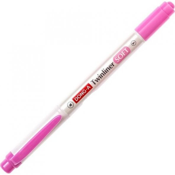 Dong-A Twinliner Soft Fosforlu Kalem Pembe No:16 ürün görseli 1