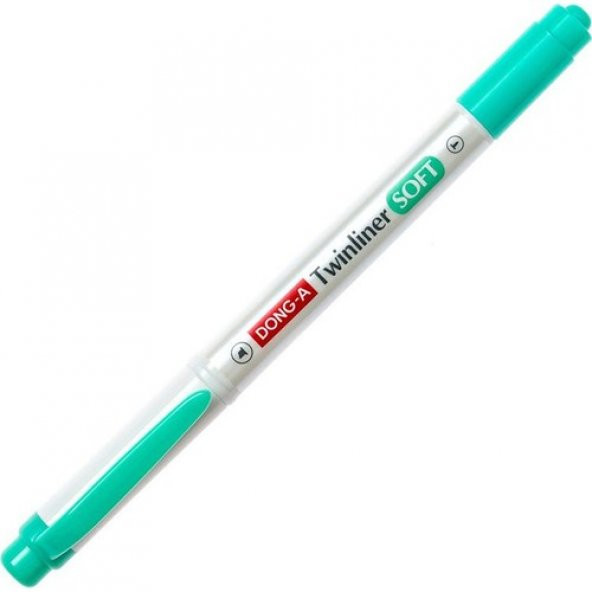Dong-A Twinliner Soft Fosforlu Kalem Su Yeşili No:55 ürün görseli 1