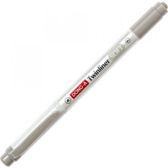 Dong-A Twinliner Soft Fosforlu Kalem Gri No:65 ürün görseli 1