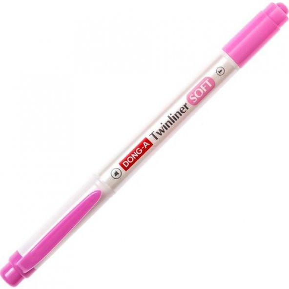 Dong-A Twinliner Soft Fosforlu Kalem Fuşya No:69 ürün görseli 1