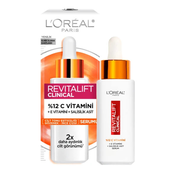 Loreal Paris Revitalift Clinical %12 Saf C Vitamini Aydınlatıcı Serum 30 ml ürün görseli 1