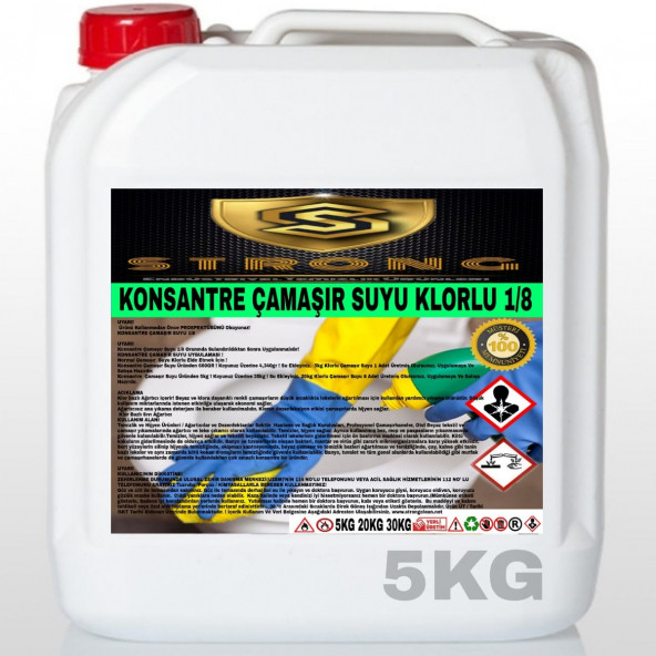 STRONG ÇAMAŞIR SUYU 1/8 KONSANTRE 5KG ürün görseli 1