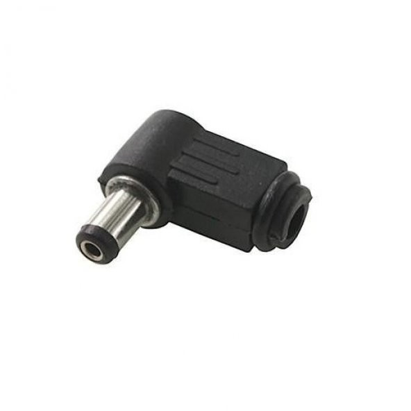 Arduino 90 Derece Power Güç Soketi 2.1mm DC Barrel Erkek Jack ürün görseli 1