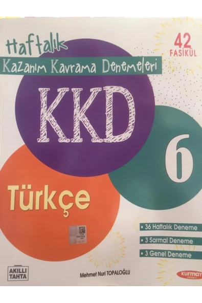 Kazanım Kavrama Denemeleri 6 Türkçe 42 Fasikül ürün görseli 1