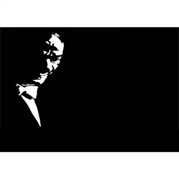 Atatürk Sticker Oto Sticker Yapıştırması Etiket ürün görseli 1