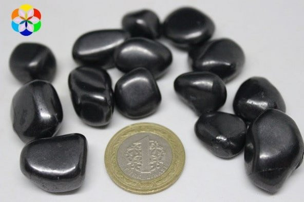 Shungite (Şungit) Taşı Tamburlanmış (3-6gram) ürün görseli 1