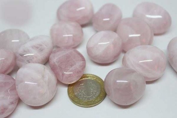 Pembe Kuvars Taşı Royal Quality (18-26gram) - Resim 4