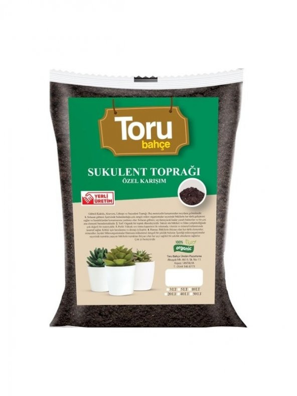 Torubahce Sukulent Toprağı 20 lt ürün görseli 1