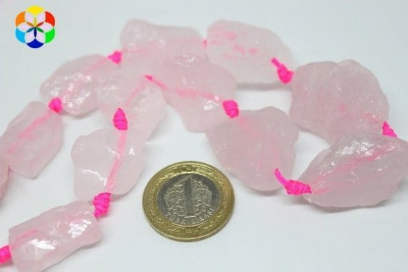 Pembe Kuvars Taşı Ham Büyük Parçalar/adet ürün görseli 1