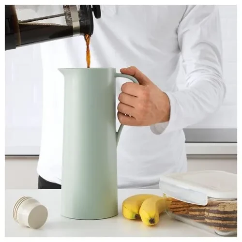 IKEA Behövd Termos Açık Yeşil bej 1 Lt - Resim 2