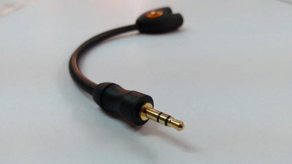 MYKABLO 3.5 mm TRS Stereo Çoklayıcı Kablo - Siyah ürün görseli 1