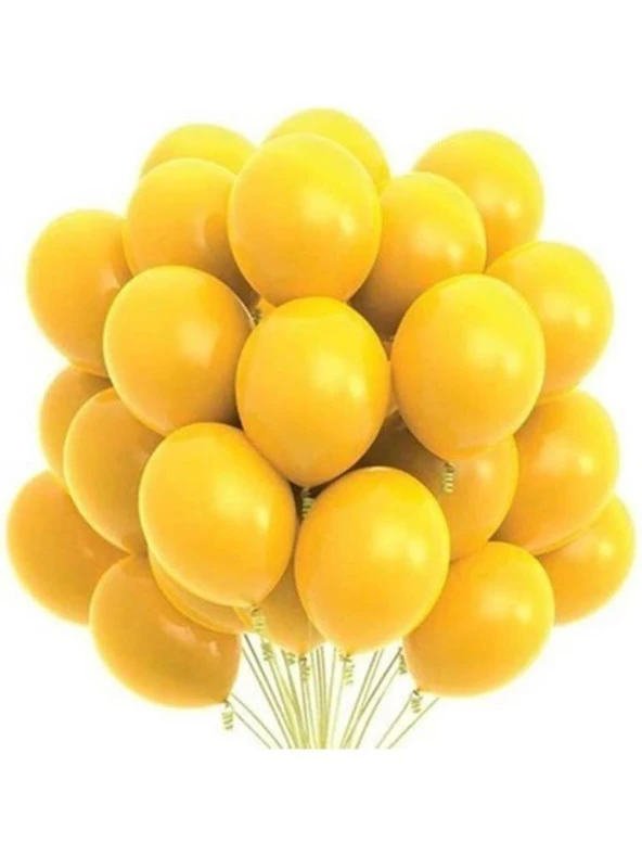 NEDI BALON PASTEL SARI 20 LI ürün görseli 1