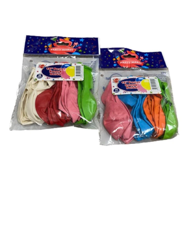 NEDI BALON PASTEL KARISIK 20 LI ürün görseli 1