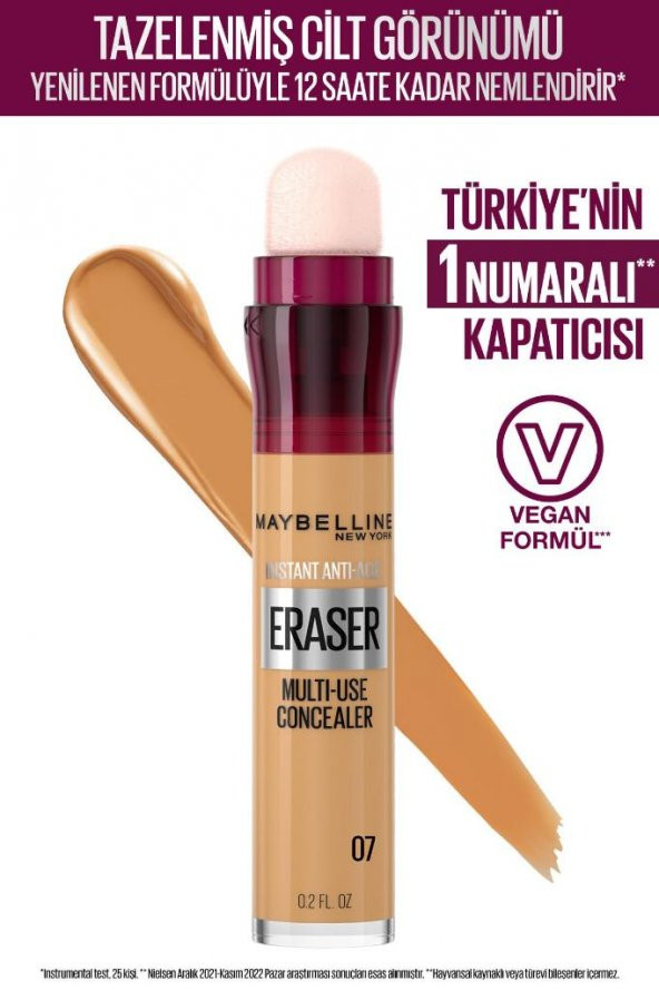 Maybelline New York Instant Anti Age Eraser Kapatıcı 07 Sand ürün görseli 1