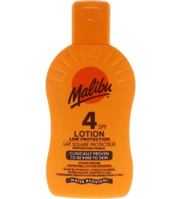 Malibu Güneş Koruyucu Losyon SPF4 200ml ürün görseli 1