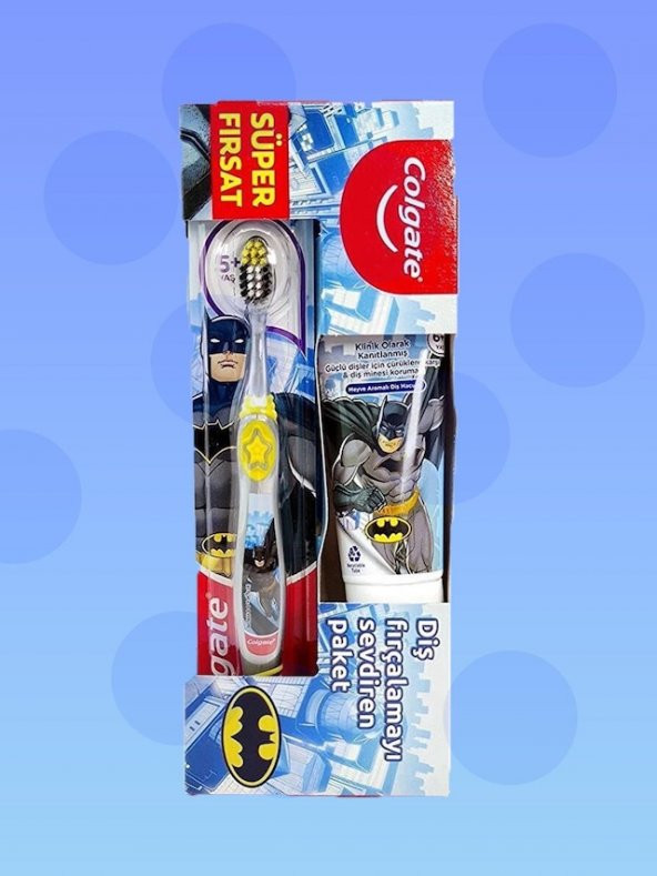 COLGATE ÇOCUK DİŞ MACUNU 75ML+DİŞ FIRÇASI +6 YAŞ BATMAN ürün görseli 1