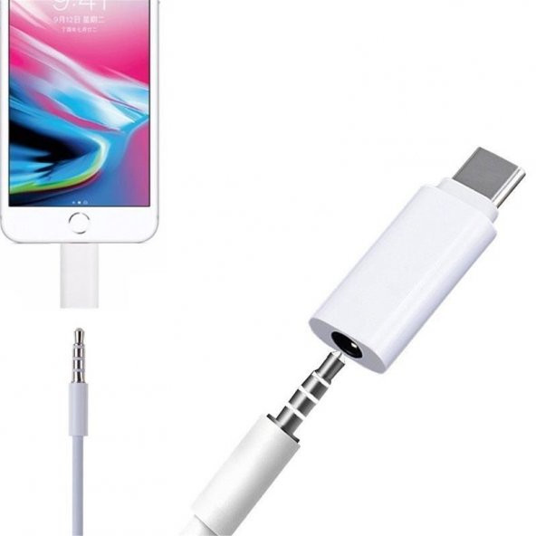 USB Type-C Male to 3.5 mm Female Stereo Audio Adapter ürün görseli 1