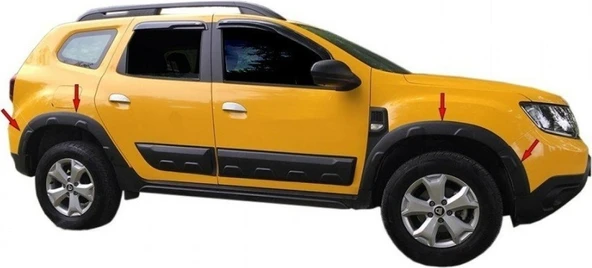 Dacia Duster Dodik Seti Damalı Dodik Seti 12 Parça 2018 Sonrası - Resim 2