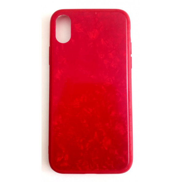 Apple iphone X/Xs Bordo Mermer Desenli Kılıf ürün görseli 1