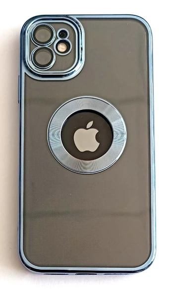 Apple iphone 11 Uyumlu Lazer Kenarlı Şeffaf Lüks Kılıf ürün görseli 1