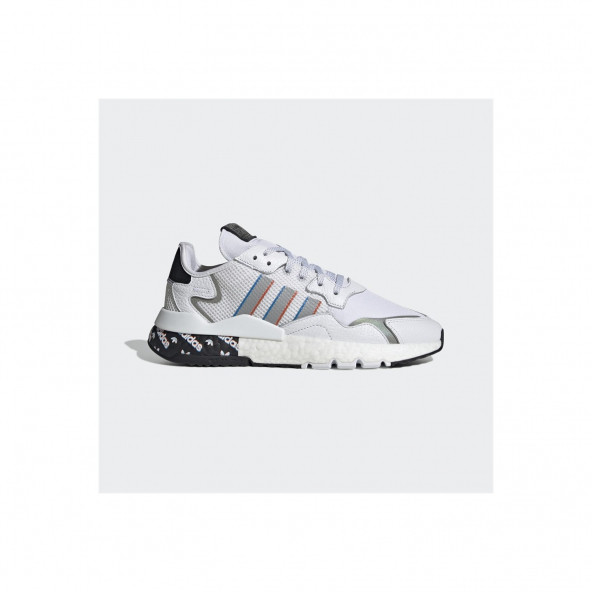 Adidas Nite Jogger Erkek Günlük Ayakkabı H01718 Beyaz ürün görseli 1