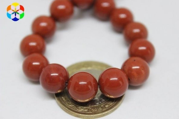 Jasper Taşı Kırmızı 10mm/adet ürün görseli 1