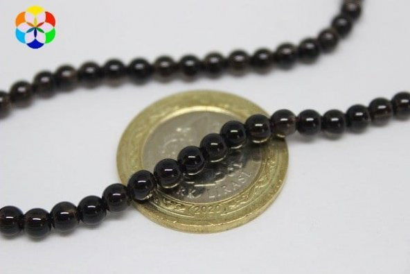 Dumanlı Kuvars Taşı 4mm/adet ürün görseli 1