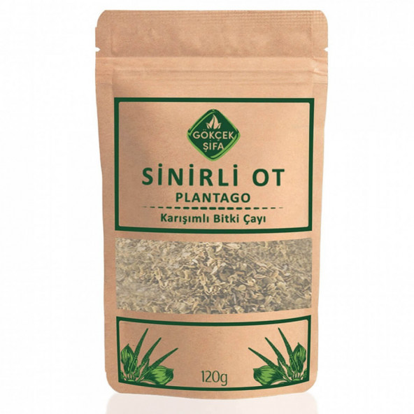 Sinirli Ot Karışımlı Çay (PLANTAGO BLENDED TEA) 120 Gr. ürün görseli 1