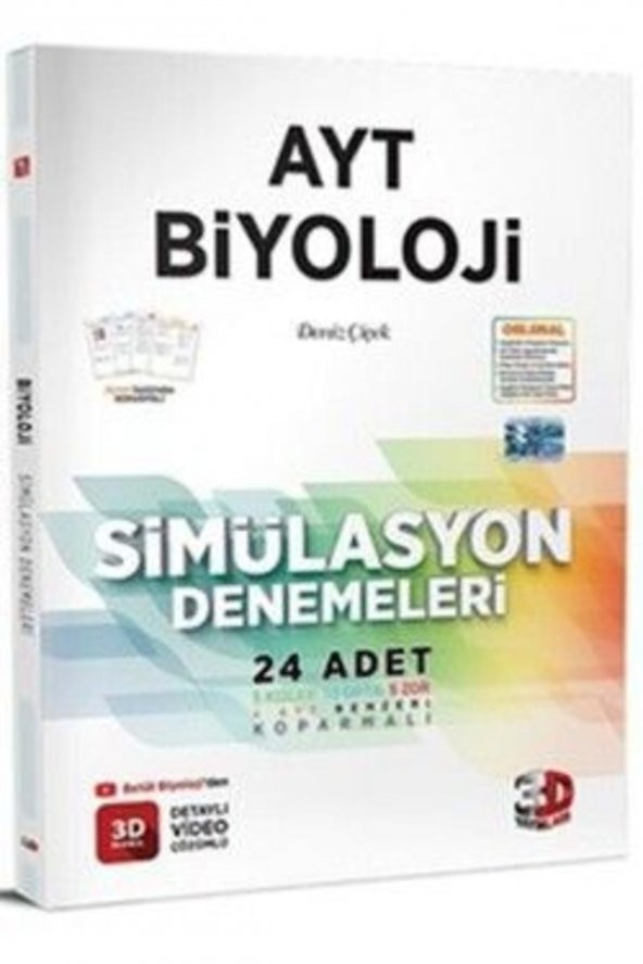 3d Ayt Simülasyon Biyoloji Denemeleri 2023 ürün görseli 1