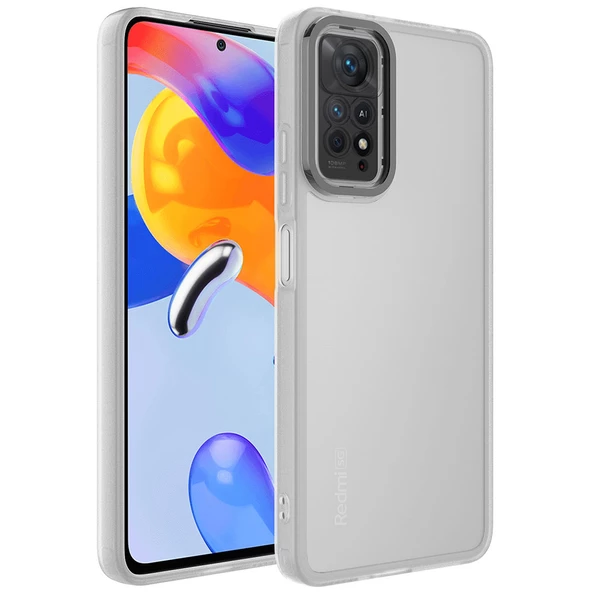 Xiaomi Redmi Note 11 Pro 5G Kılıf Kamera Korumalı Transparan Zore Post Kılıf ürün görseli 1