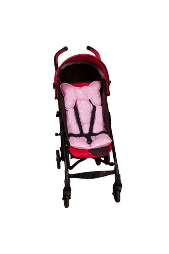 Sevi Bebe Puset Ve Oto Koltuğu Minderi Pembe - Resim 2