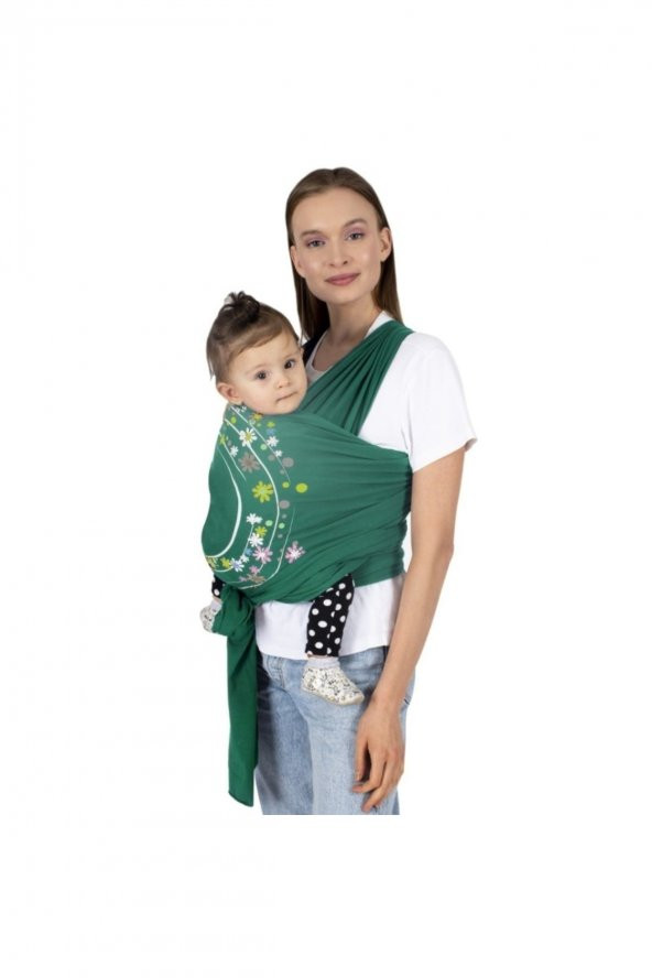 Bebek Taşıma Şalı Sling Art-562 Turkuaz ürün görseli 1