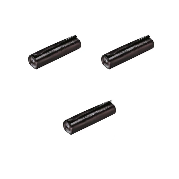 GNR Endüstriyel Battal Çöp Torbası Poşeti - 2 Kat - Siyah - 300 Gr. - 75x90 Cm. -10 Adetlik 3 Rulo ürün görseli 1