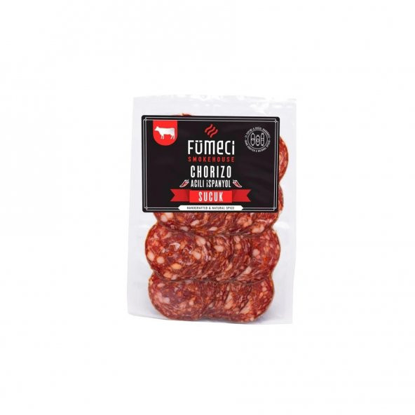 Fümeci Smokehouse %100 Dana Fermente İspanyol Sucuk Acılı Chorizo 1000 g e ürün görseli 1