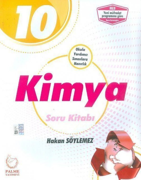 10.Sınıf Kimya Soru Kitabı Palme Yayınları ürün görseli 1